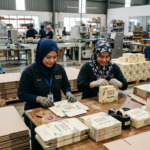 Perkhidmatan percetakan kotak sabun Malaysia profesional - mesin percetakan offset
