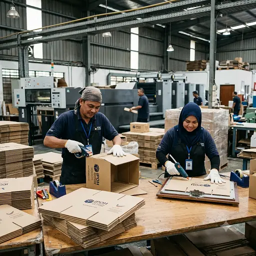 Professional packaging boxes printing services Malaysia - offset printing machines