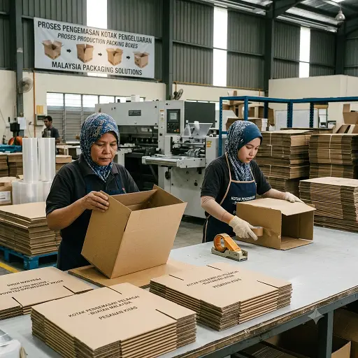 Professional packing boxes printing services Malaysia - offset printing machine